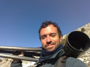 Bruno D`Amicis, Communications officer in the Central Apennines.