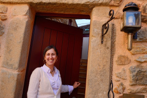Ana Berliner, owner and operator of Casa Cisterna Bed and Breakfast. Near the Faia Brava reserve, Coa valley, Portugal, Western Iberia rewilding area