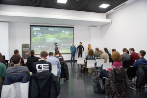 Opening ceremony of the LIFE Bison project in Bucharest, Romania.