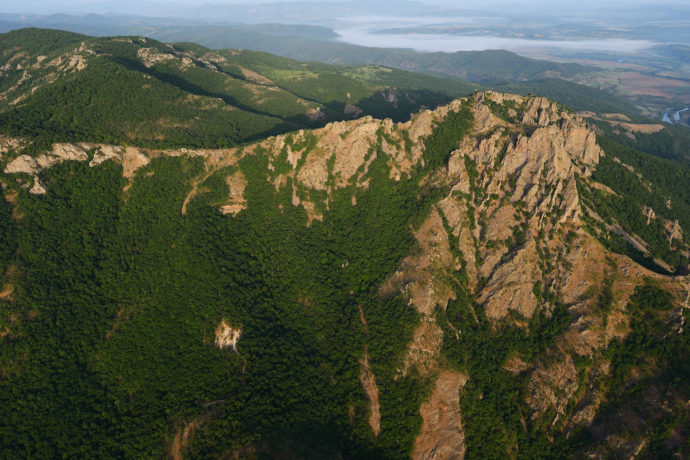 The Rhodope Mountains of Bulgaria, where Philip Marinov travelled as an intern to test Rewilding Europe's rewilding scale.