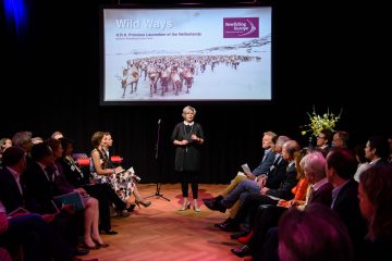 Princess Laurentien of the Netherlands presided the Wild Ways event, held in Amsterdam on 19 April 2017.