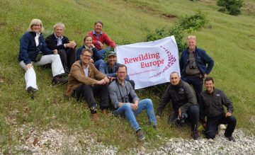 The Rewilding Europe supervisory board visited the Central Apennines to mark and celebrate the relaunch with the new local partners.