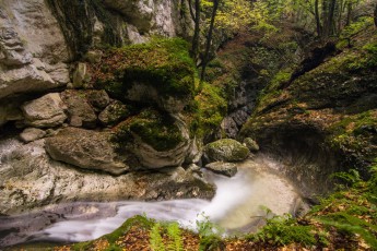 The Orfento river in the homonymous valley in the Majella National Park