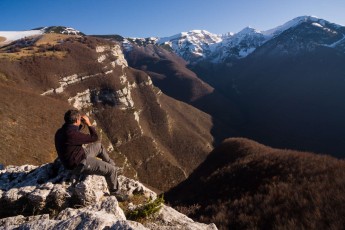 Wildlife watching in the Orfento valley in the Majella National Park