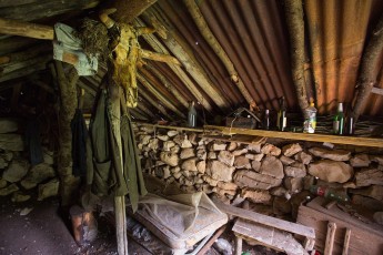 Shepherd hut in Duchessa Mountains Nature Reserve. Lazio, Italy. August 2014