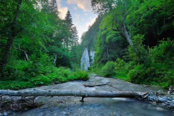 Ghimbavul valley gorge, Carpathian Mountains, Romania