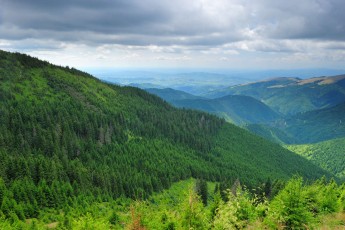 Alpine areas at the Leaota Mountain range, Carpathian Mountains, Romania