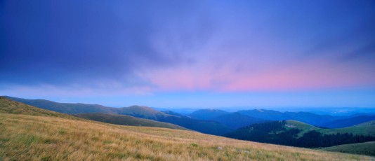 Alpine areas at the Leaota Mountain range, Carpathian Mountains, Romania