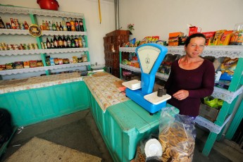 Shop in Letea village, Romania