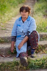 Villagers in the Arda river valley, Eastern Rhodope mountains, Bulgaria