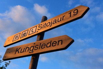 The famous King's Trail hiking trail, Saltoluokta area, bordering to the Stora Sjöfallet National Park, Lapland, Sweden.
