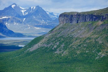 The headwater lands of Vietasätno river, Stora Sjöfallet National Park, Lapland