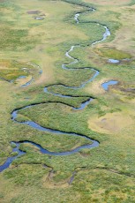 The headwater lands of Vietasätno river, Stora Sjöfallet National Park, Lapland