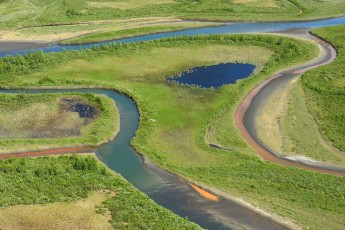 The famous Rapa river delta, Sarek National Park