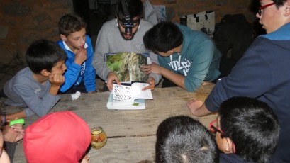 Education camp in Western Iberia rewilding area in Portugal.