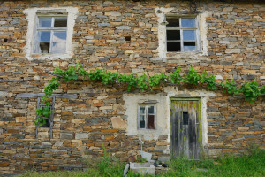 Tintiava abandoned village, Bela Reka, Eastern Rhodope mountains, Bulgaria