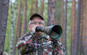 Mikael Suorra, a local Sami, is the founder of Hide&See – a wildlife watching business in Lapland rewilding area.