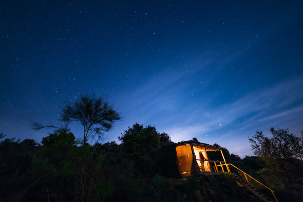Star Camp, Faia Brava, Côa Valley, Western Iberia, Portugal, Europe, Rewilding Europe