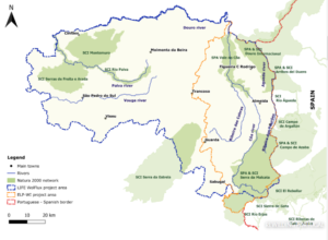 Project area Rewilding area Portugal