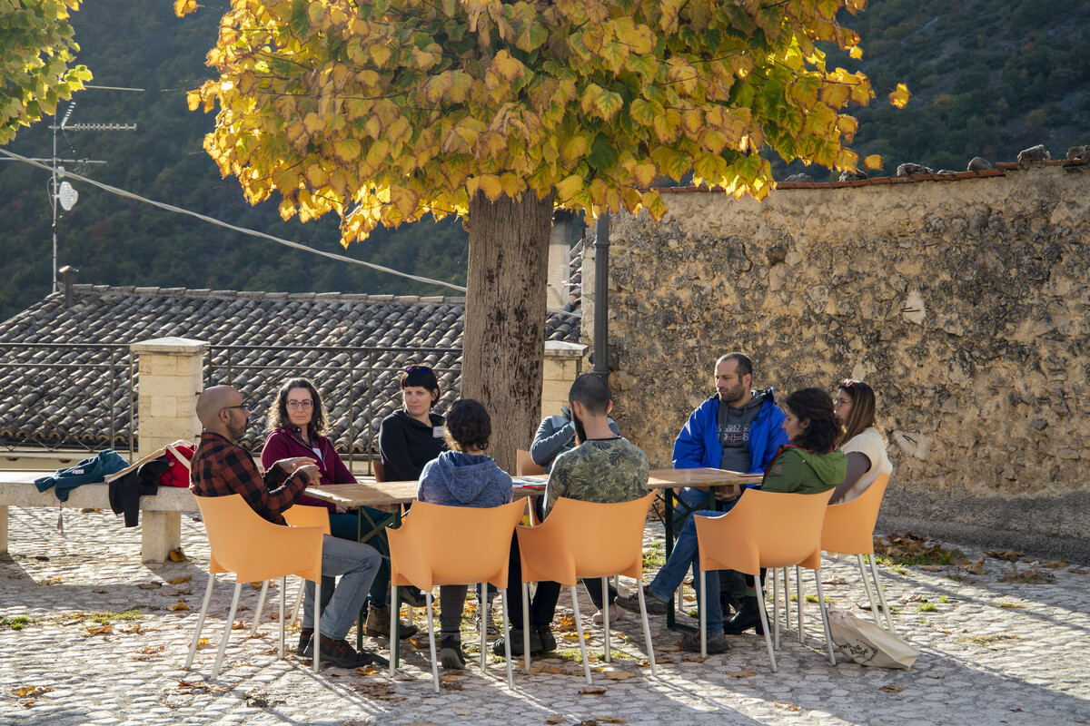 Round table discussions during the ERN in the beautiful town of Pettorano sul Gizio