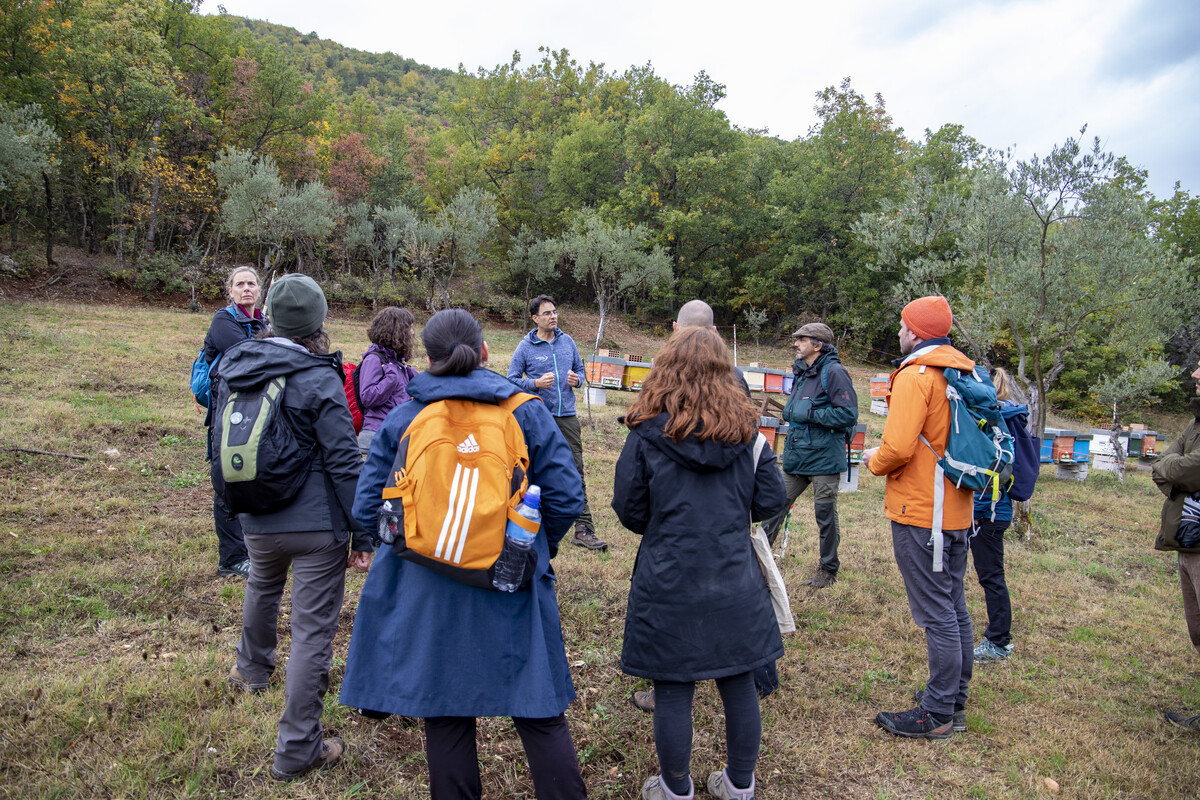ERN members learning from the Central Apennines team abour human-bear coexistence measures