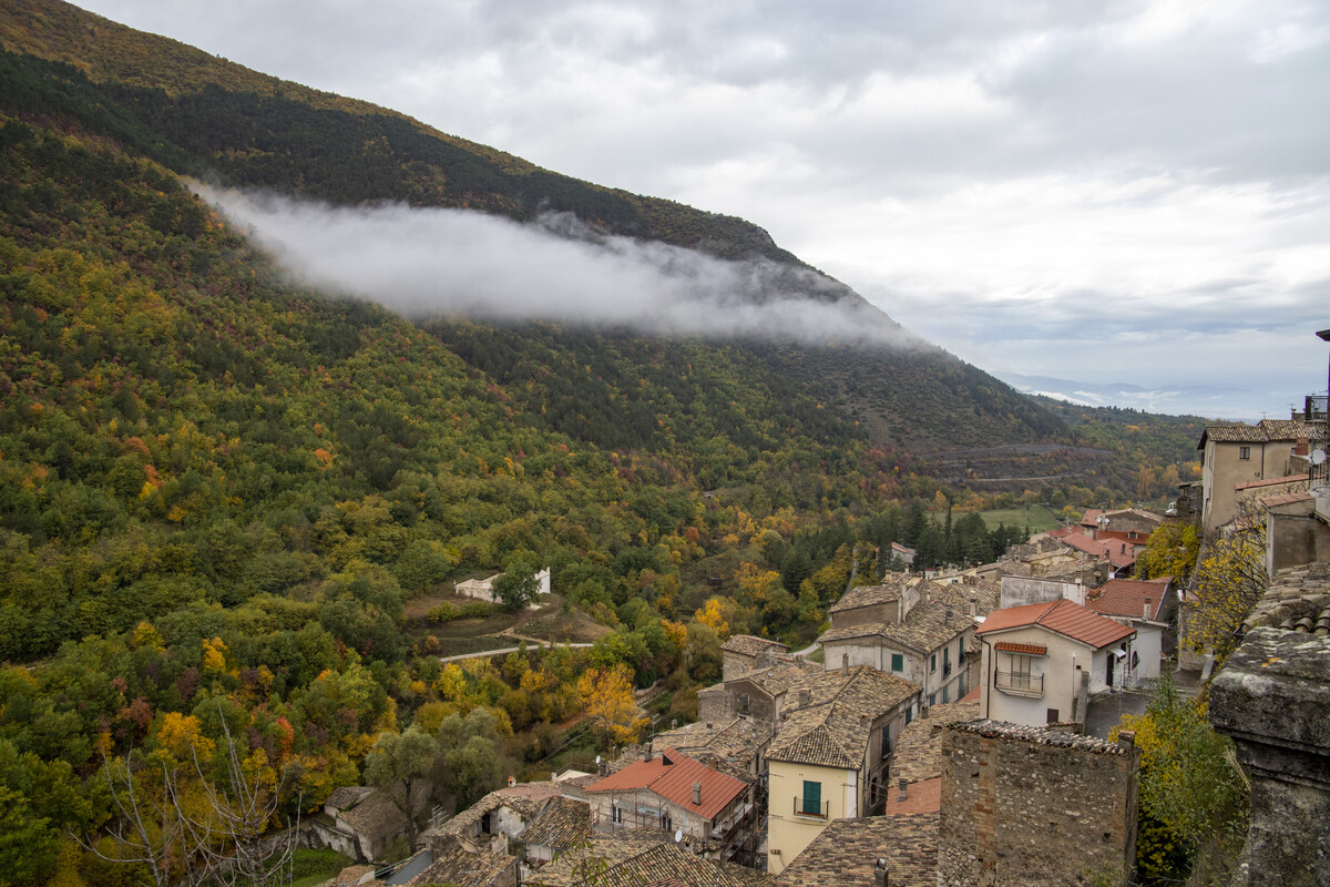 The rugged setting of Pettorano sul Gizio was the perfect environment to stimulate rewilding thinking