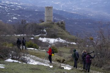 Ercole di Bernadino on World Rewilding Day excursion in the Central Apennines