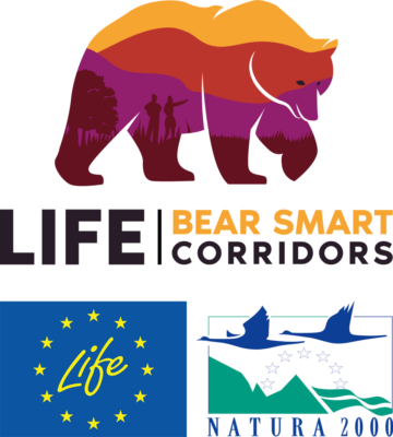 LIFE Bear Smart Corridors logo Natura 2000