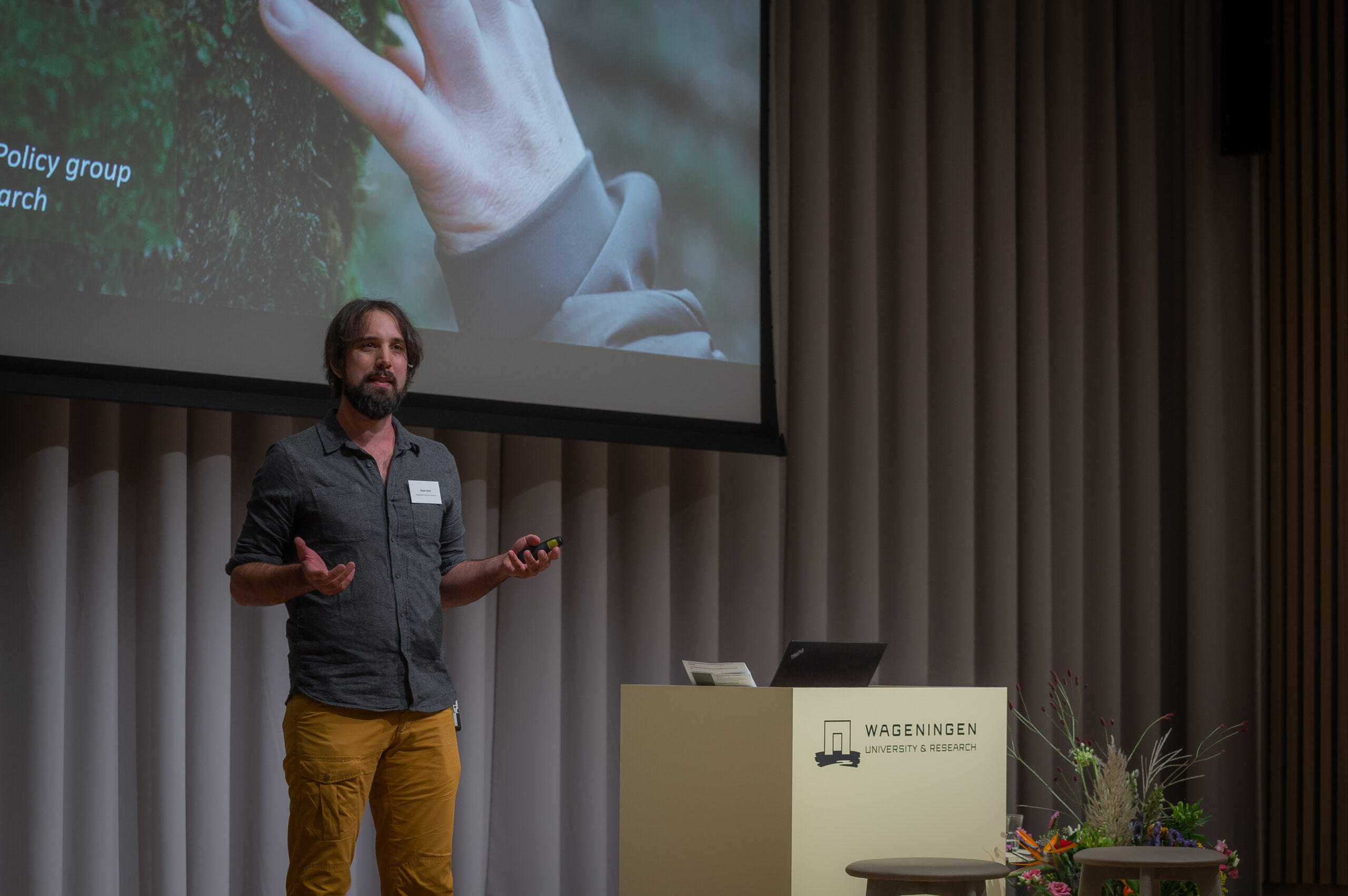 Koen Arts from Wageningen University & Research talked about the nature and the necessity of human rewilding.
