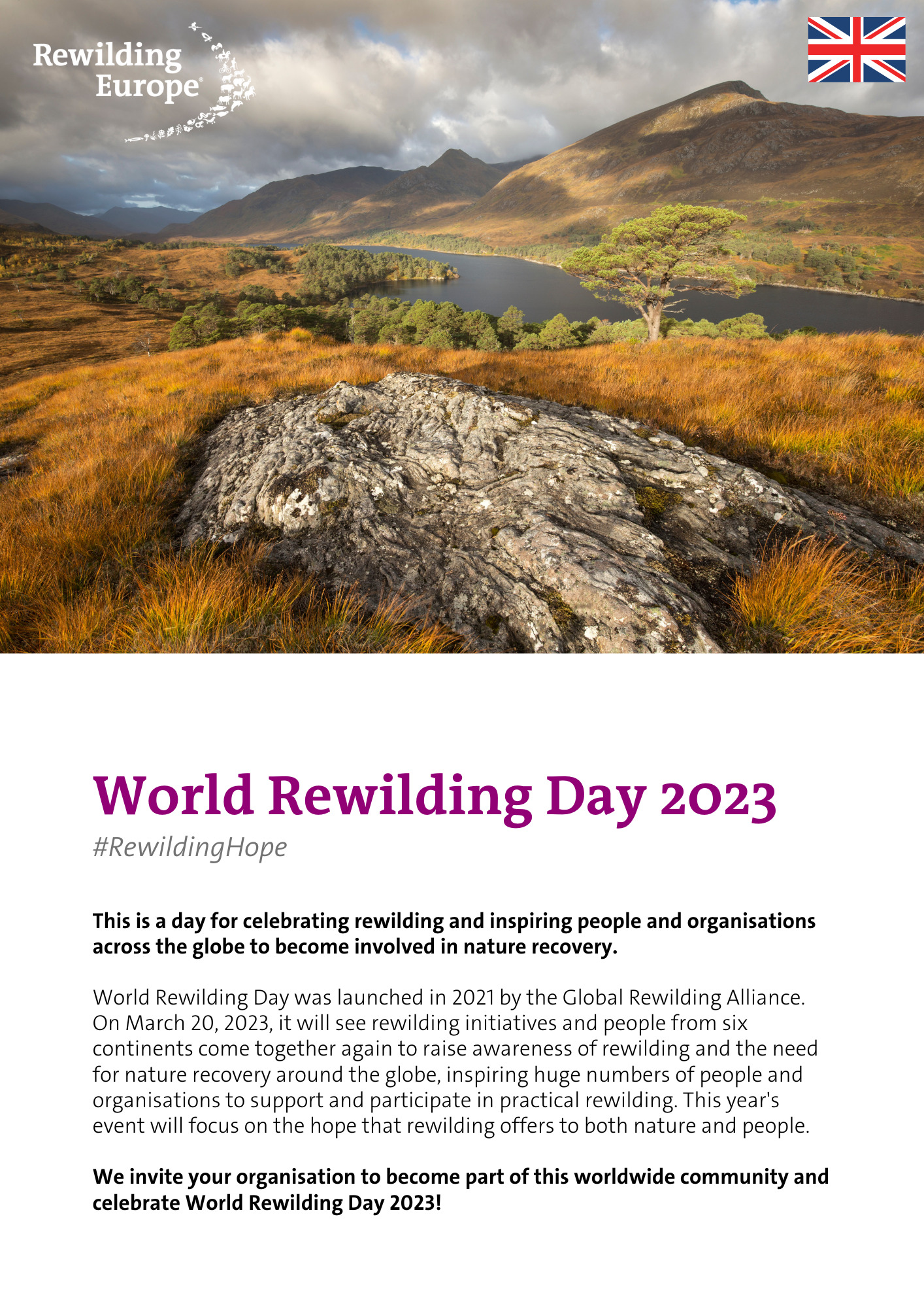 World Rewilding Day guidelines English