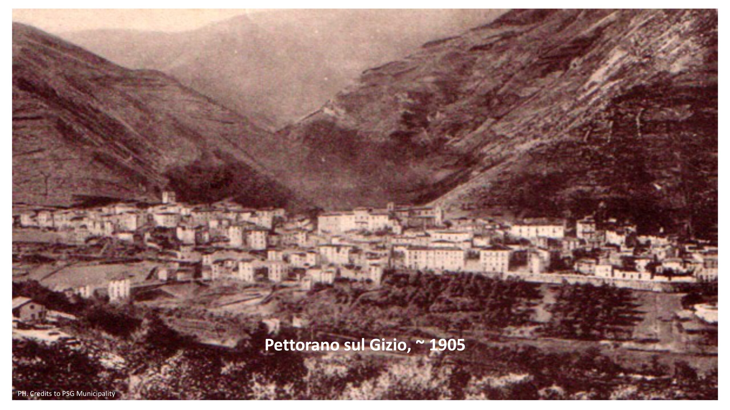 Pettorano Central Apennines 1900