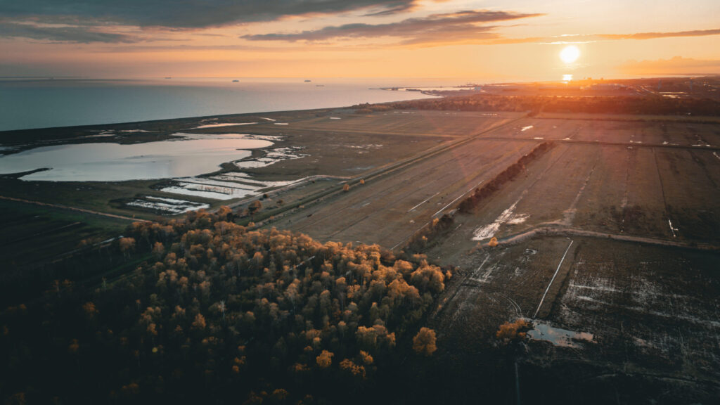 Saksfjed Vildmark sunset