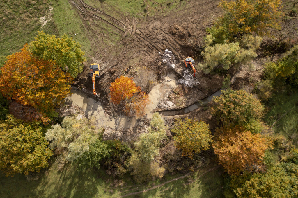 Barrier removal on the Giovenco river (Central Apennines) - supported by the Open Rivers Programme