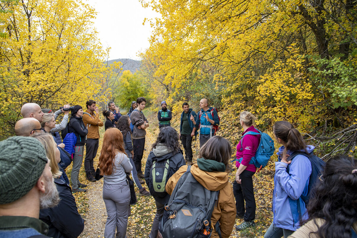 Hike on the last day of the European Rewilding Network gathering in Pettorano Sul Gizio