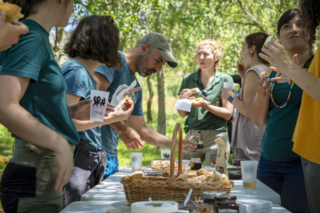 Lunch provided with products from the Wild Côa Network during the ERN-EYR event in the Greater Côa Valley