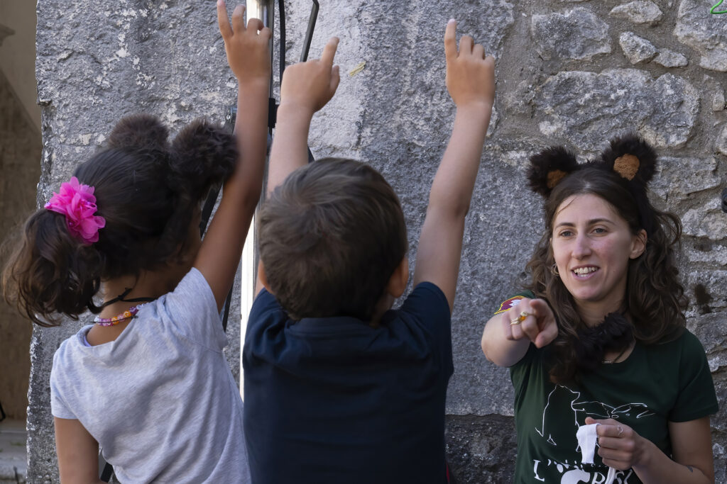 LIFE Bear Smart Corridors festiaval in the Central Apennines in Italy.