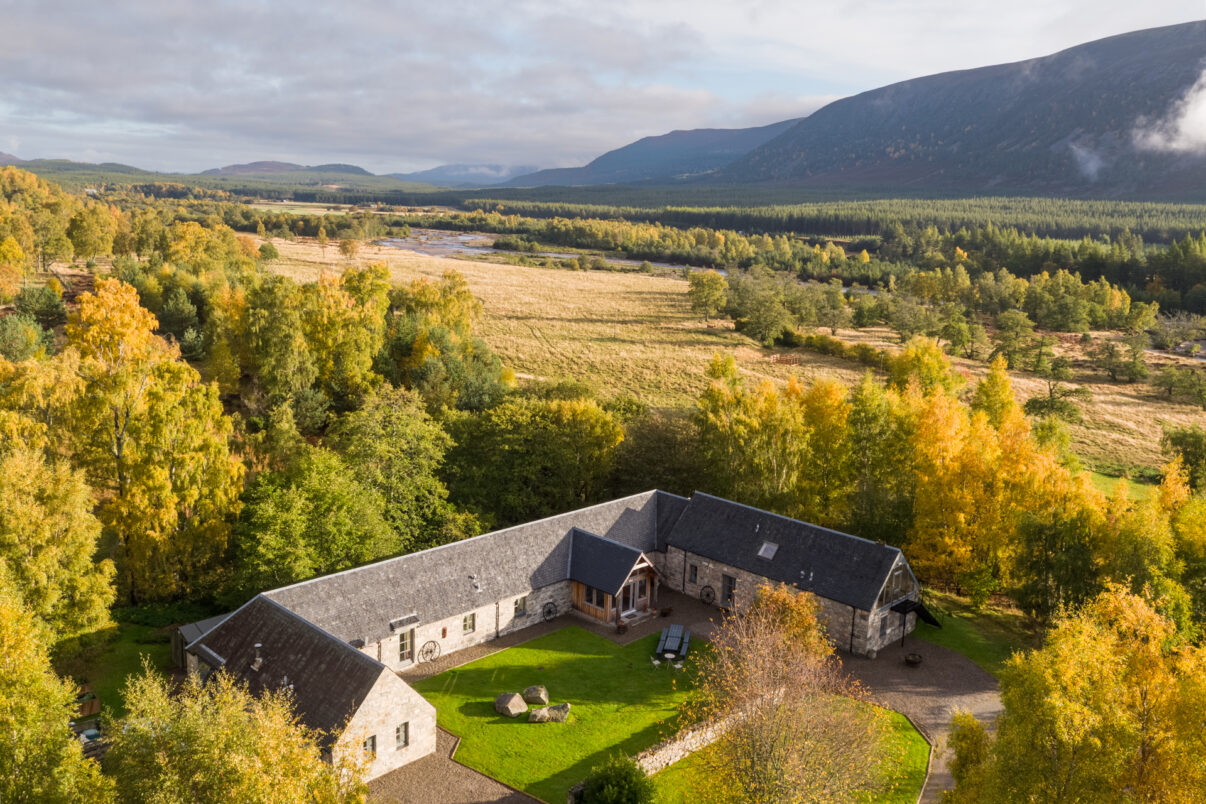 Ballintean Mountain Lodge at Northwoods Rewilding Network partner, Ballintean.