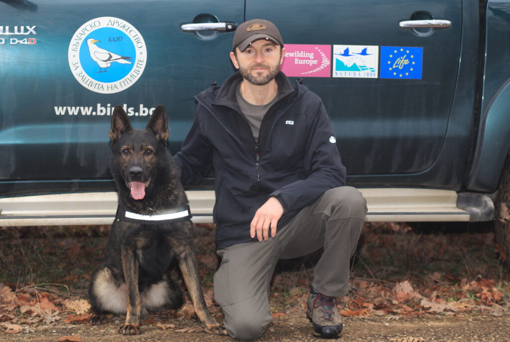 Detox Dog Unit: Nikolay Terziev and his four-legged teammate Bars.
